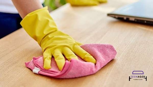 Wipe Surfaces With a Soft Damp Cloth