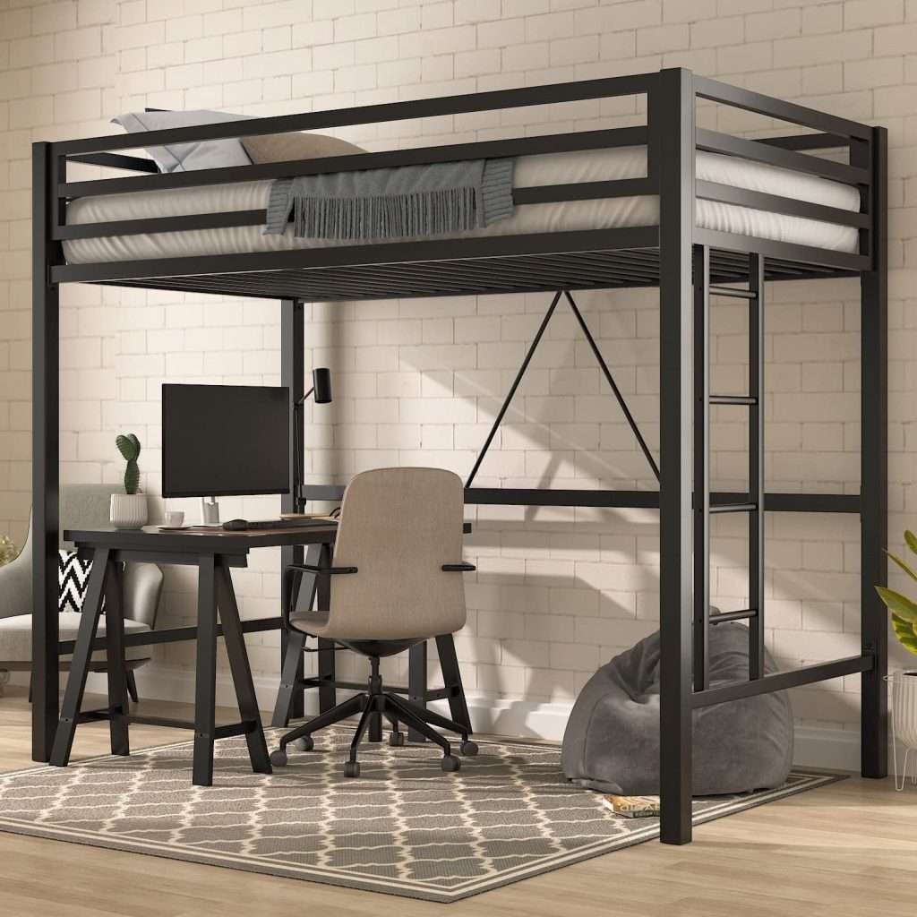IMUsee-Loft-Bed-Frame-Teenage-bedroom-furniture-for-Small-Rooms