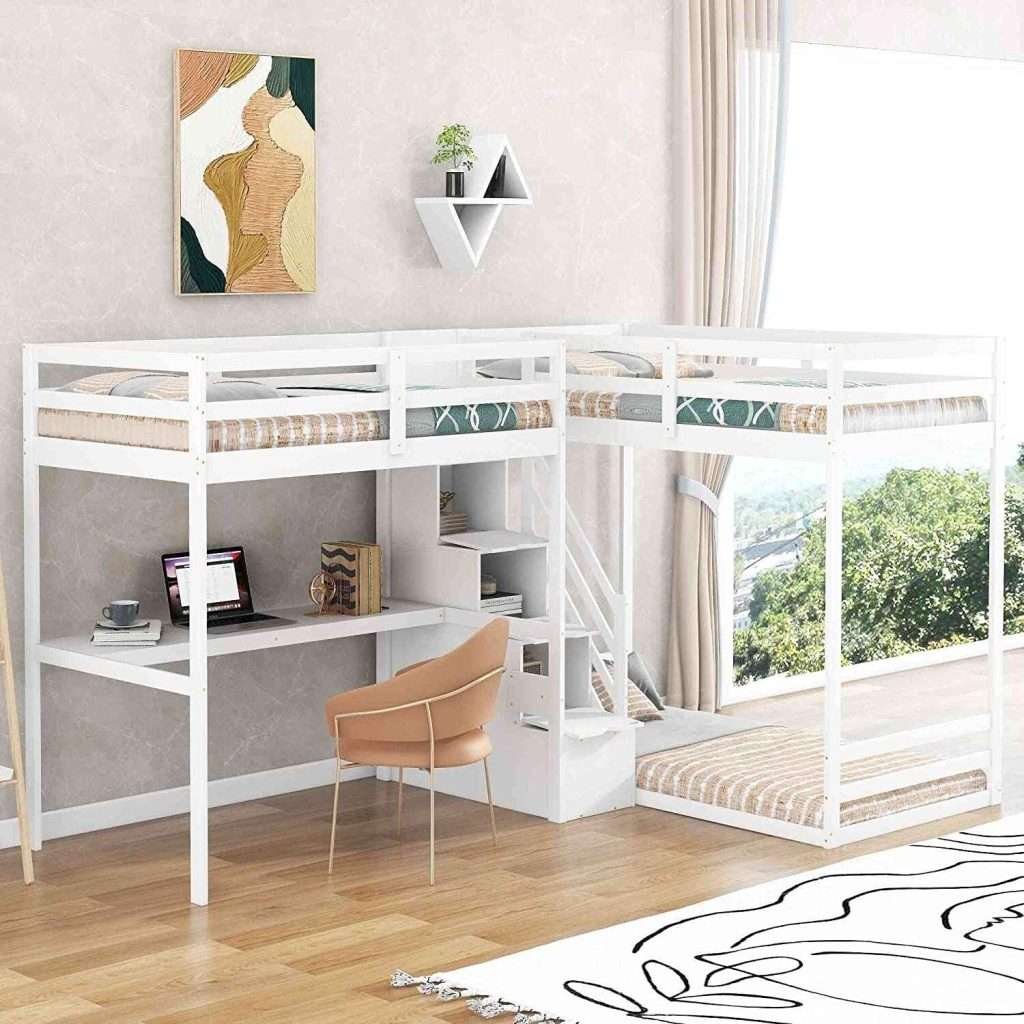 Max & Lily High Loft Bed, Twin teenage girl beds 