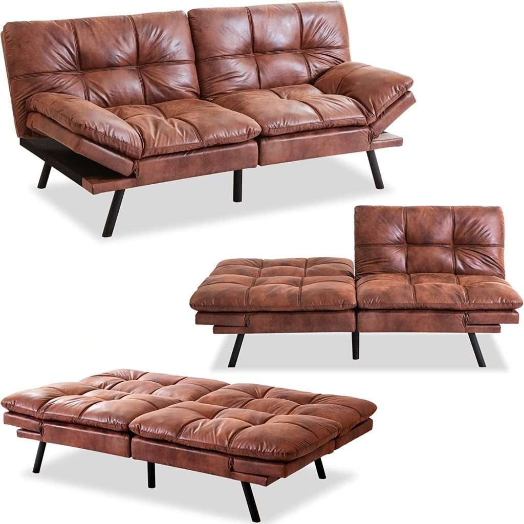 MUUEGM Futon Modern Futon Couch for Teenagers