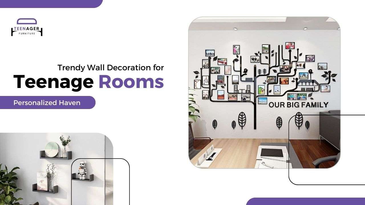 Trendy Wall Decoration for Teenage Rooms Personalized Haven