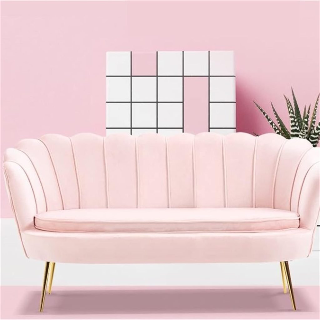 Ajith Sofa Set Pink Living Room Furniture Set