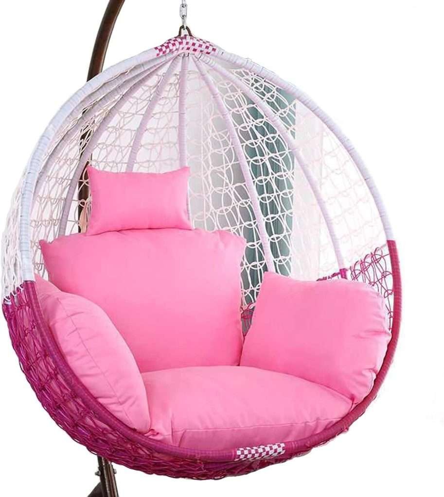 NEVAY Hanging Basket Seat-Swing Chair Playset & Display with Footrest, Swings Back & Forth