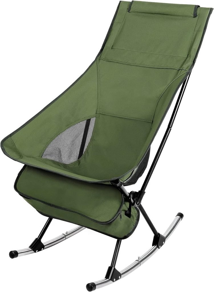 Outplea Rocking comfortable folding chairs for small spaces