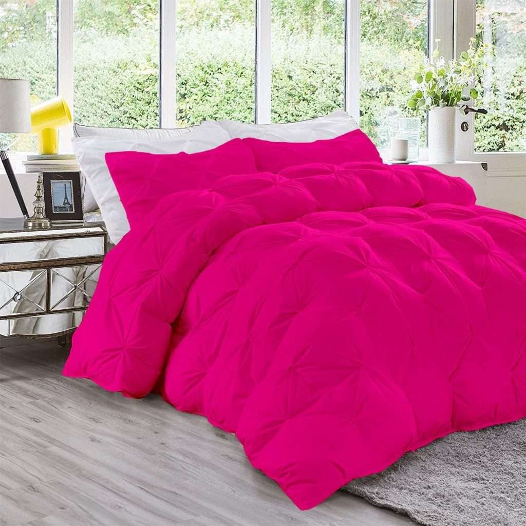 Sweet Home Hot Pink Bedroom Twin Comforter Set 