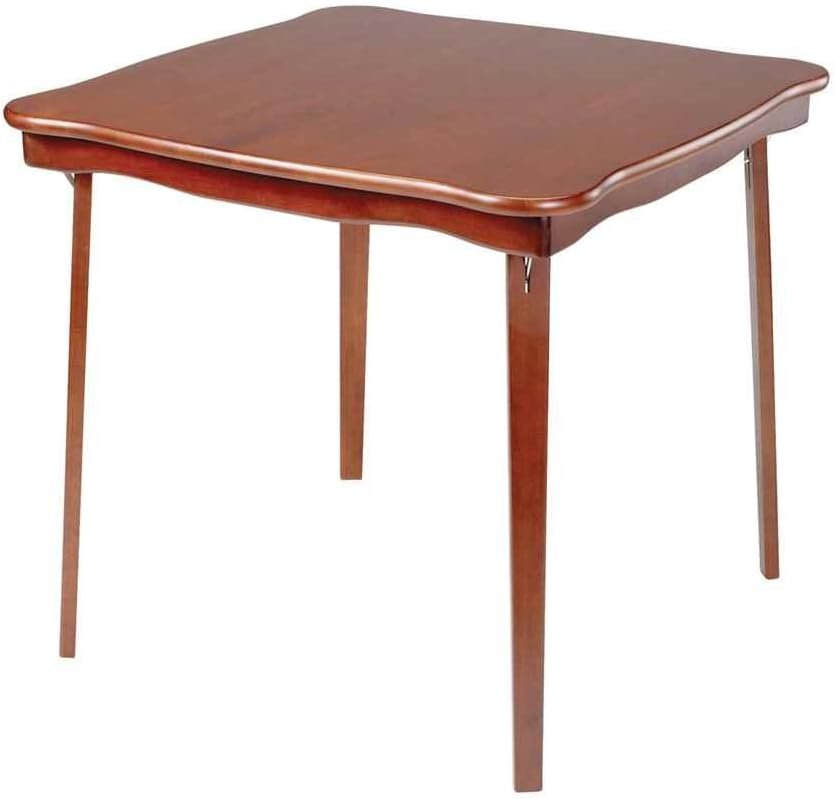 MECO STAKMORE Scalloped Edge Folding Card Table