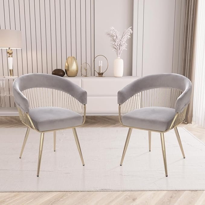 Milliard Wire Frame Chair (Grey)