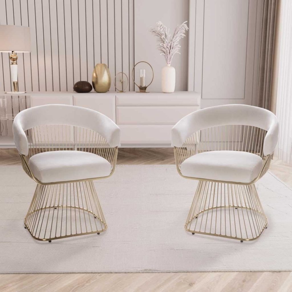 Milliard Wire Frame Chair Steals the Spotlight
