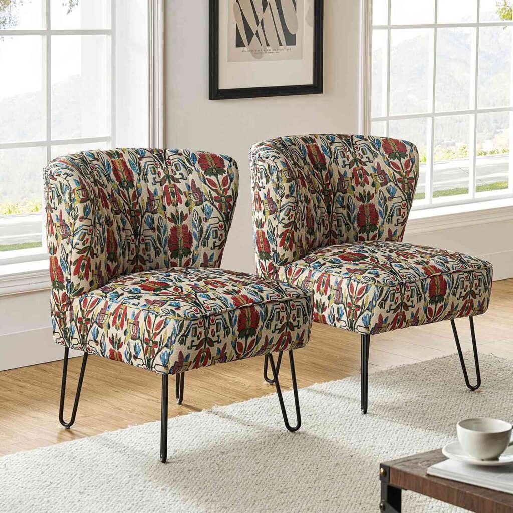HULALA HOME Accent Chair Set (2)